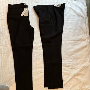 Two pair TALL Chicos ANKLE pants.